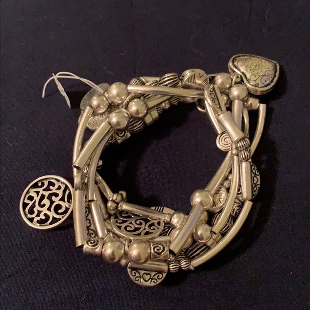Sliver charm bracelet NWOT
